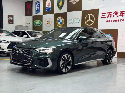 Audi A3, 2023 г., зелёный, 29 000 км