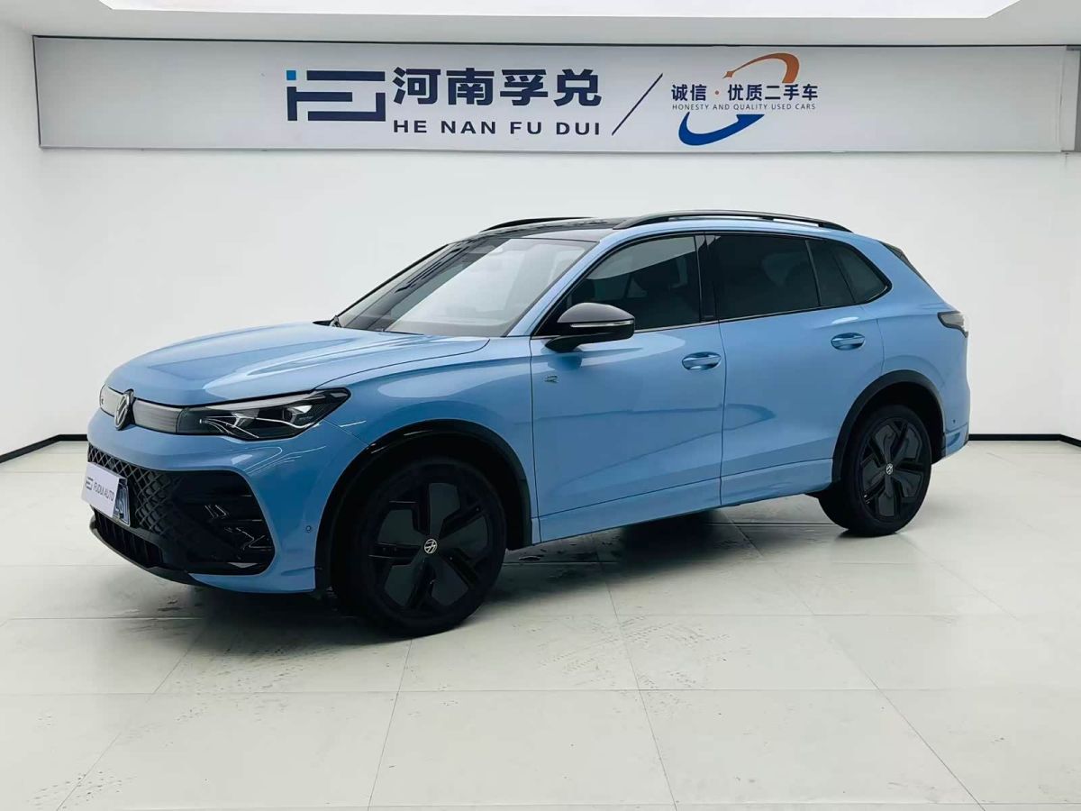 Volkswagen Tiguan L, 2024 г., синий, 19 800 км Volkswagen Tiguan L 2024 PRO 380TSI полный привод R-Line Чжицзунь версия