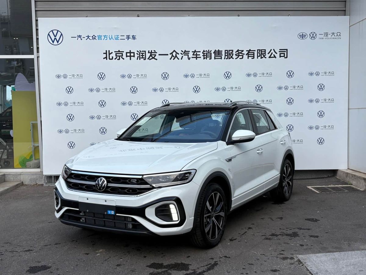 Volkswagen T-Roc, 2025 г., белый, 100 км Volkswagen T-Roc 2025 второе обновление 300TSI DSG одна ведущая ось Чэньгуан версия