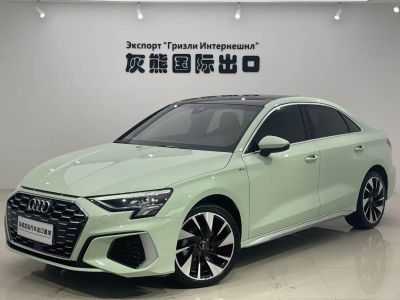 Audi A3, 2023 г., зелёный, 38 000 км