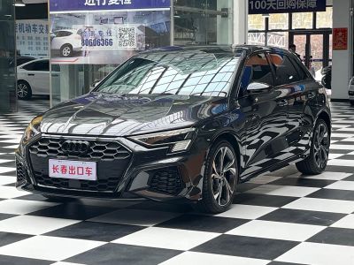 Audi A3, 2023 г., чёрный, 42 000 км