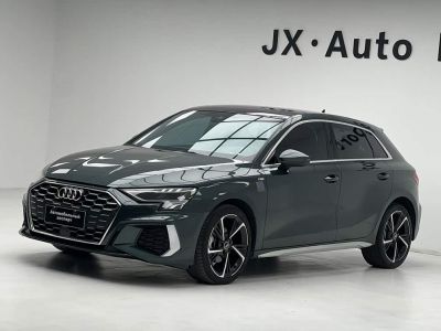 Audi A3, 2022 г., зелёный, 34 000 км