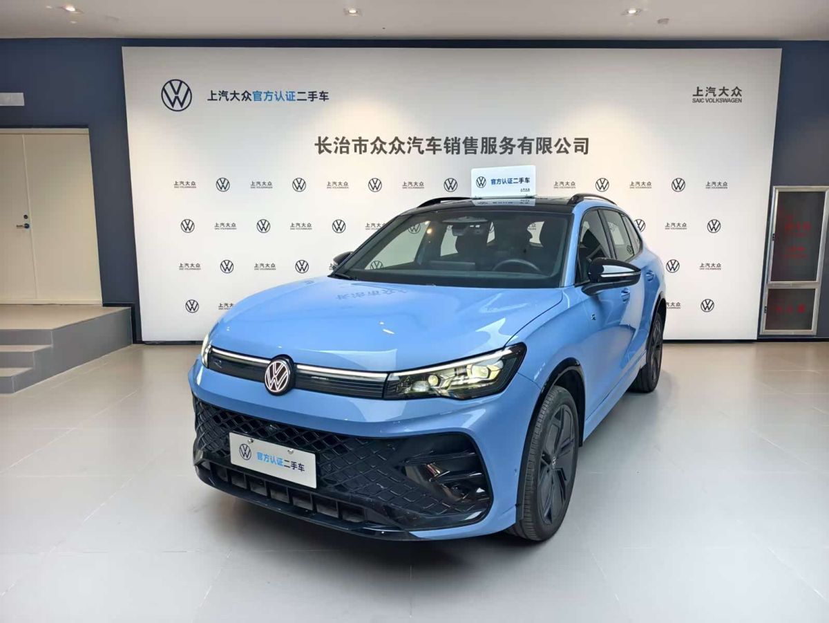 Volkswagen Tiguan L, 2024 г., синий, 13 000 км Volkswagen Tiguan L 2024 PRO 330TSI одна ведущая ось R-Line Чжицзунь версия