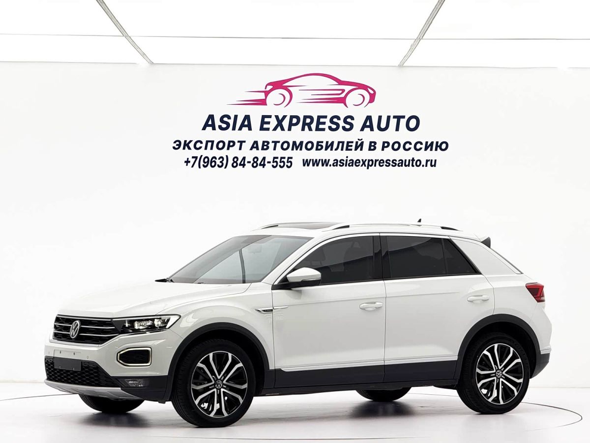 Volkswagen T-Roc, 2022 г., белый, 43 900 км Volkswagen T-Roc 2022 280TSI DSG одна ведущая ось Комфорт PLUS