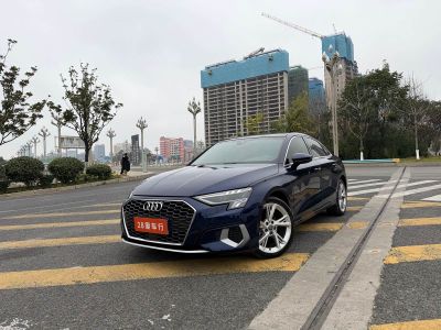 Audi A3, 2021 г., синий, 76 000 км