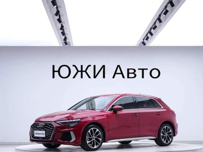 Audi A3, 2023 г., красный / фиолетовый, 22 700 км