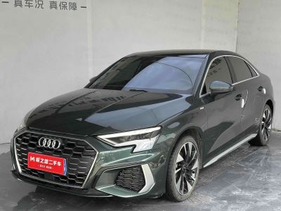 Audi A3, 2023 г., зелёный, 45 000 км