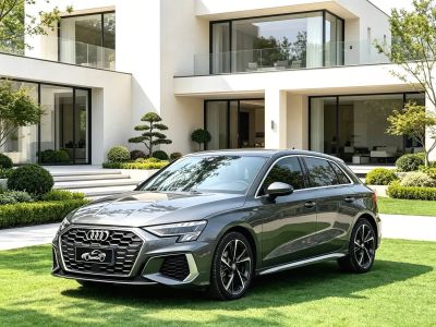 Audi A3, 2023 г., серебристый / серый, 19 000 км