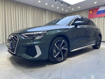 Audi A3, 2023 г., зелёный, 45 000 км
