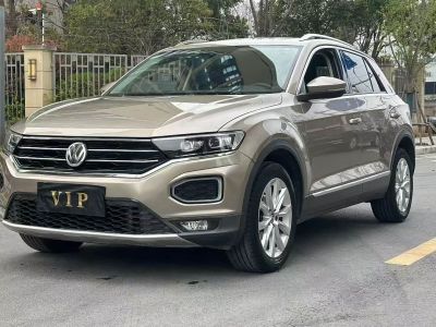 Volkswagen T-Roc, 2021 г., белый, 63 000 км Volkswagen T-Roc 2021 280TSI DSG одна ведущая ось R-Line Pro Чжилянь версия