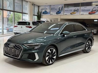 Audi A3, 2023 г., зелёный, 9 000 км