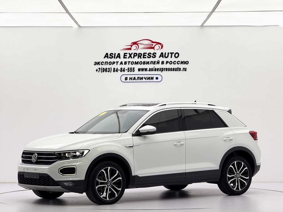 Volkswagen T-Roc, 2022 г., белый, 26 600 км Volkswagen T-Roc 2022 280TSI DSG одна ведущая ось Комфорт PLUS