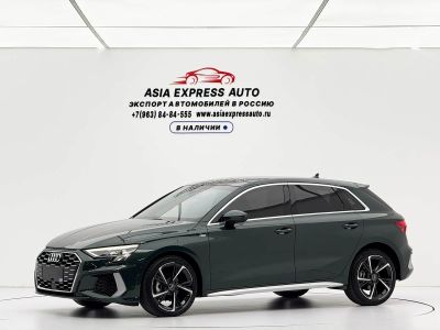 Audi A3, 2022 г., зелёный, 23 600 км