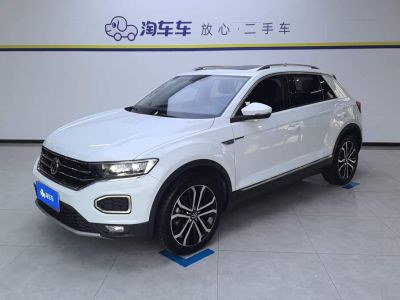 Volkswagen T-Roc, 2021 г., белый, 63 000 км Volkswagen T-Roc 2021 280TSI DSG одна ведущая ось Комфорт Чжилянь версия