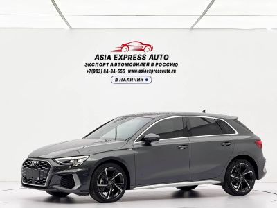 Audi A3, 2023 г., серебристый / серый, 23 000 км
