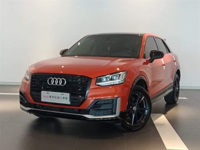 Audi 奥迪Q2L, 2021 г., жёлтый / оранжевый, 65 000 км