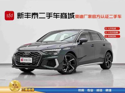 Audi A3, 2023 г., зелёный, 23 000 км