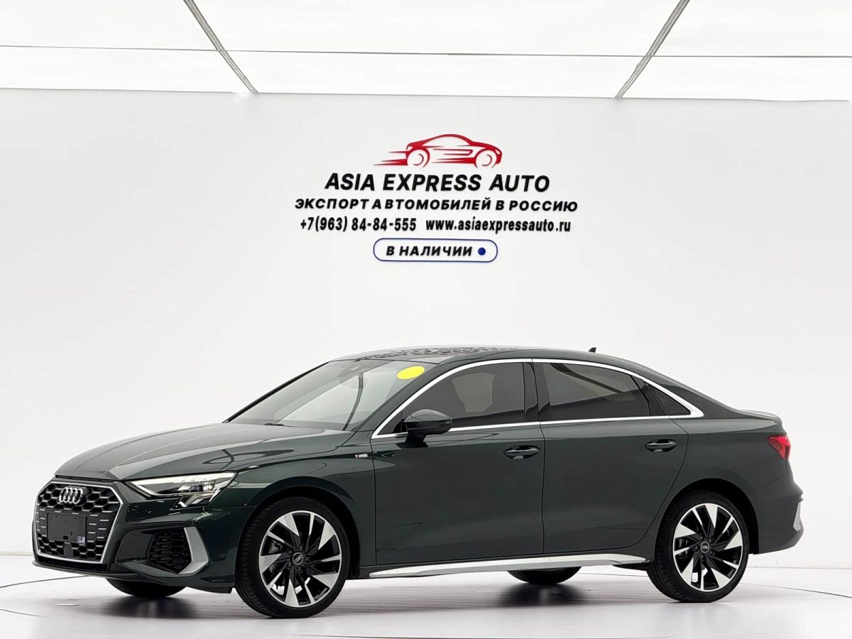 Audi A3, 2022 г., зелёный, 15 000 км