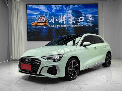 Audi A3, 2022 г., зелёный, 24 600 км