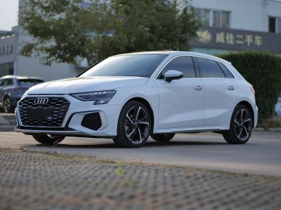Audi A3, 2023 г., белый, 49 000 км