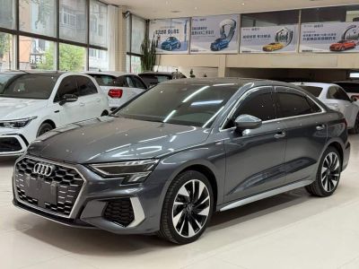 Audi A3, 2023 г., серебристый / серый, 21 000 км