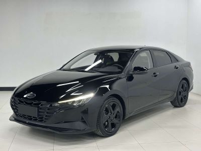 Hyundai Elantra, 2022 г., чёрный, 27 000 км