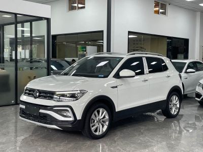 Volkswagen T-Cross, 2021 г., красный / фиолетовый, 37 000 км Volkswagen T-Cross 2023 1.5L Автомат Комфорт