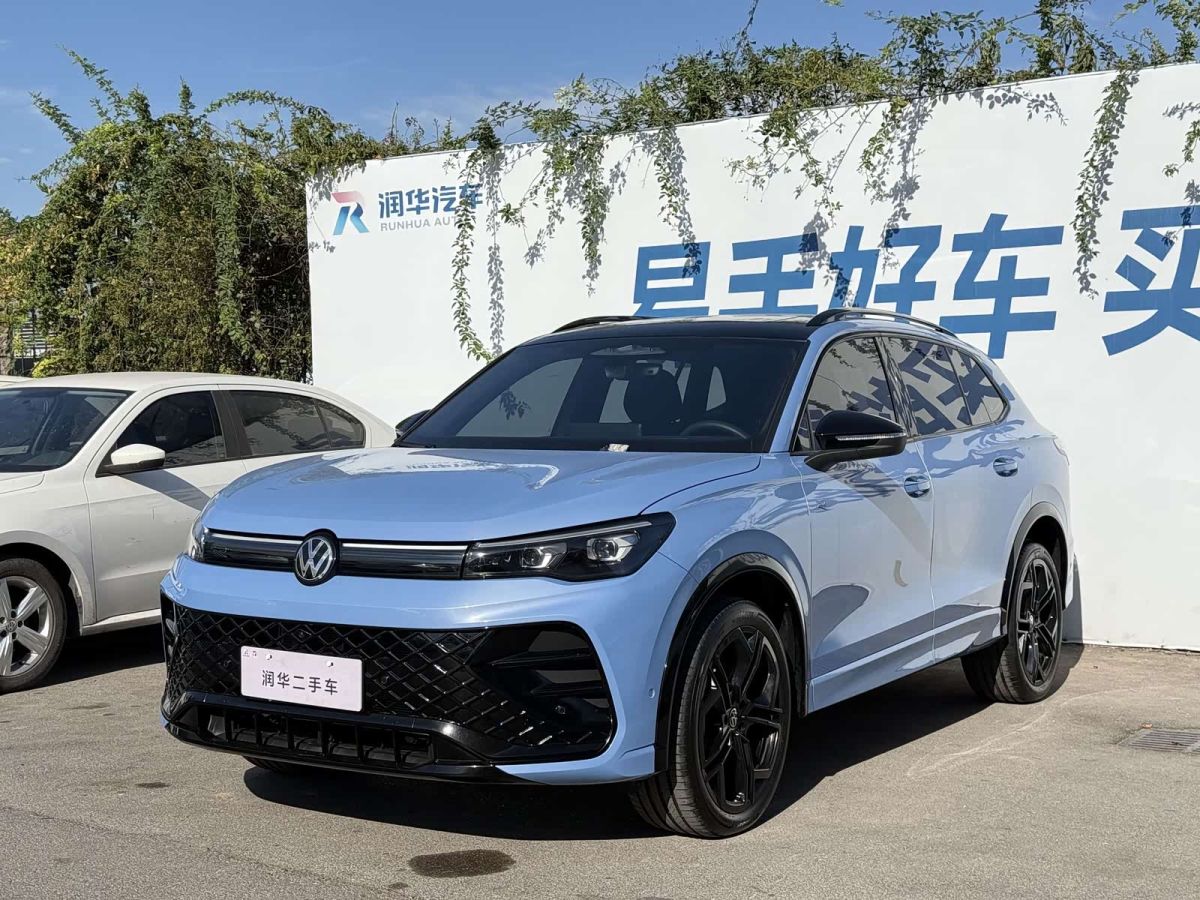 Volkswagen Tiguan L, 2025 г., синий, 4 400 км Volkswagen Tiguan L 2026 PRO 380TSI полный привод R-Line Чжицзунь версия