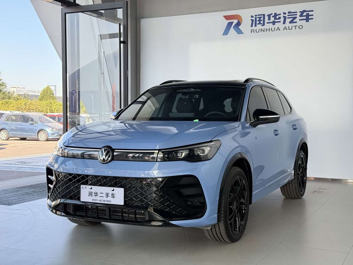 Volkswagen Tiguan L, 2025 г., синий, 4 600 км Volkswagen Tiguan L 2026 PRO 380TSI полный привод R-Line Чжицзунь версия