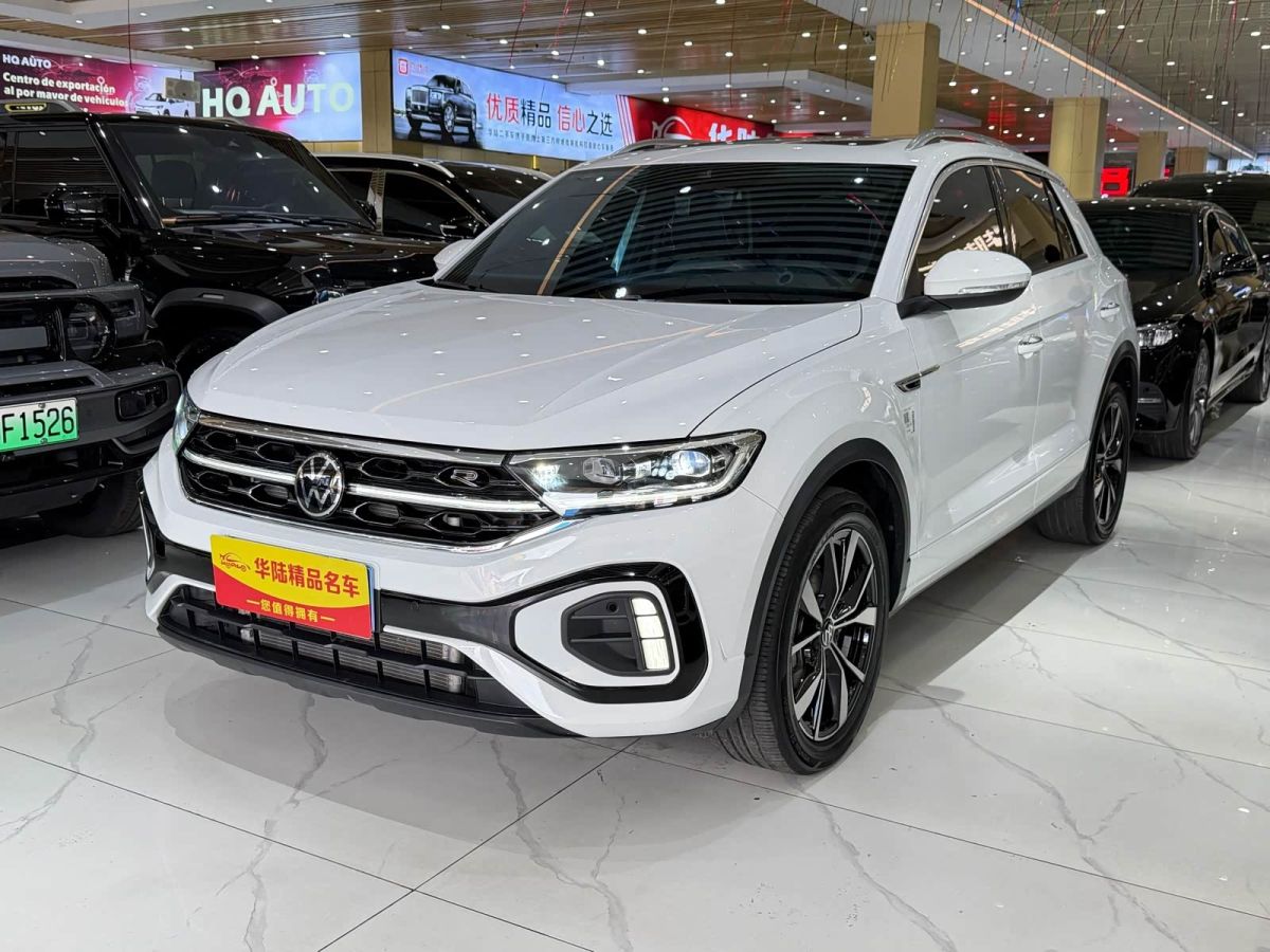 Volkswagen T-Roc, 2024 г., белый, 14 000 км Volkswagen T-Roc 2024 300TSI DSG одна ведущая ось Чэньгуан версия