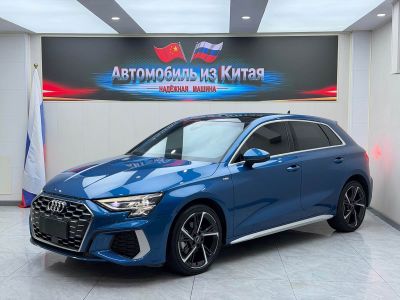 Audi A3, 2023 г., синий, 38 000 км