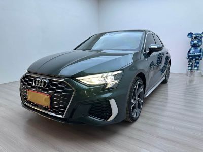 Audi A3, 2022 г., зелёный, 47 000 км