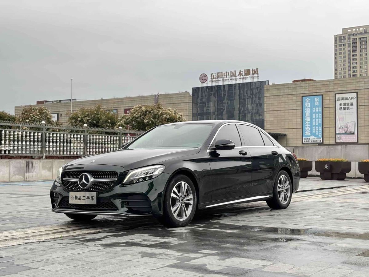 Mercedes-Benz C-Class, 2021 г., зелёный, 73 500 км Mercedes-Benz C-Class 2021 C 200 L комплектация «Стиль» Спорт