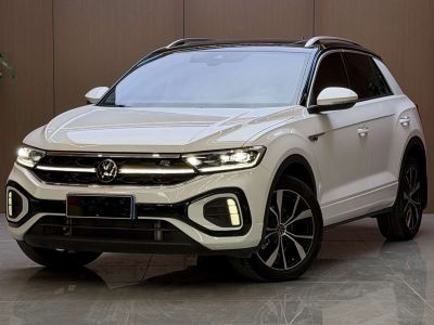 Volkswagen T-Roc, 2023 г., белый, 24 100 км Volkswagen T-Roc 2023 300TSI DSG одна ведущая ось Чэньгуан версия