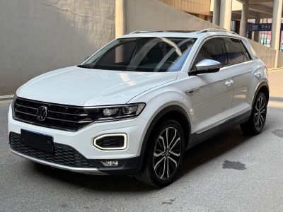 Volkswagen T-Roc, 2022 г., белый, 49 000 км Volkswagen T-Roc 2021 280TSI DSG одна ведущая ось Комфорт Чжилянь версия