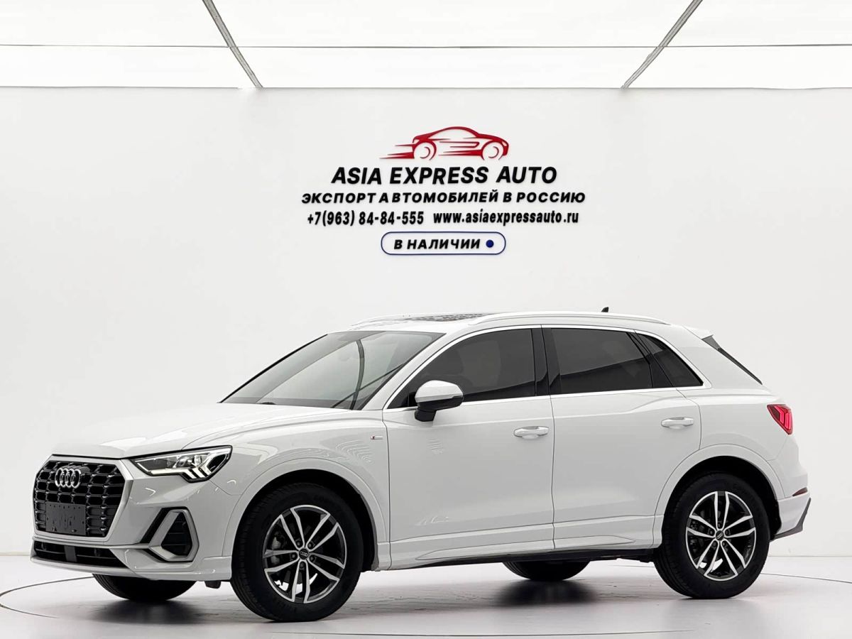 Audi Q3, 2022 г., белый, 35 000 км Audi 奥迪Q3, 2022 г., белый, 35 000 км