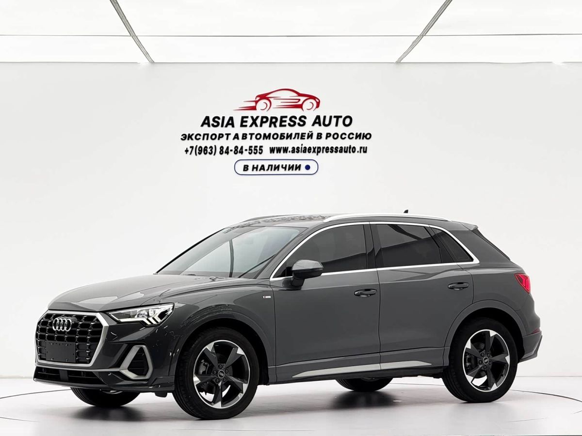 Audi 奥迪Q3, 2023 г., серебристый / серый, 18 000 км