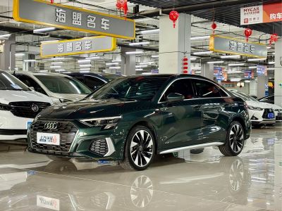 Audi A3, 2023 г., зелёный, 31 000 км