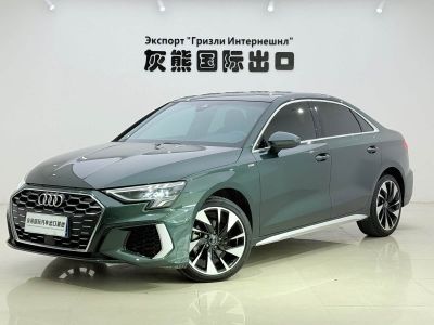 Audi A3, 2022 г., зелёный, 25 000 км