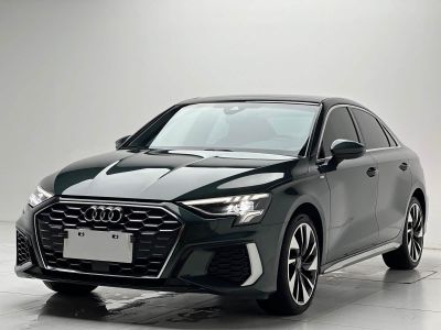 Audi A3, 2023 г., зелёный, 45 000 км