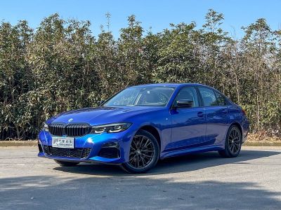 BMW 3 серия, 2022 г., синий, 28 000 км BMW 3 серия 2022 325Li пакет M Sport, исполнение «Ночь»