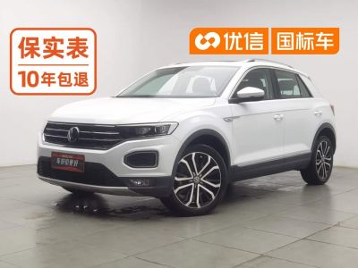 Volkswagen T-Roc, 2022 г., белый, 49 000 км Volkswagen T-Roc 2021 280TSI DSG одна ведущая ось Комфорт Чжилянь версия