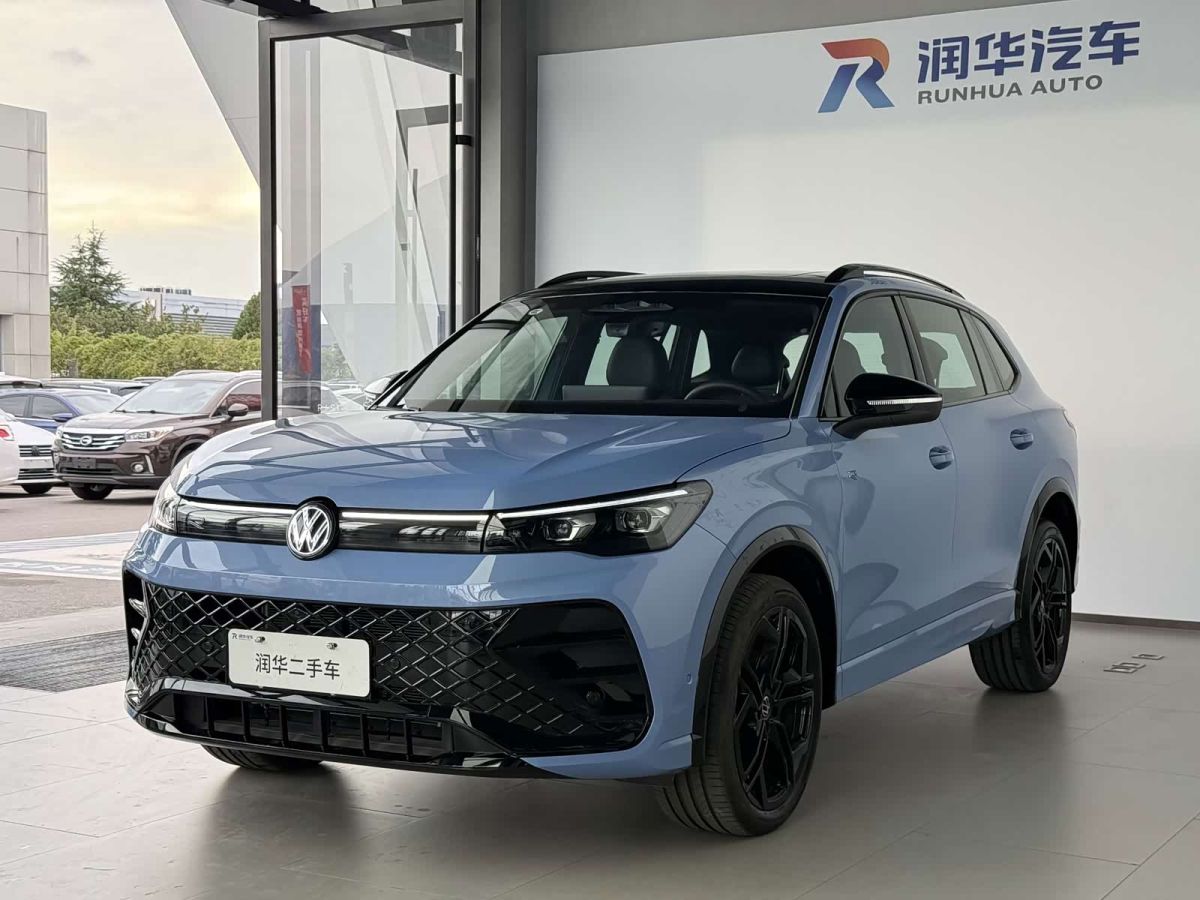 Volkswagen Tiguan L, 2025 г., синий, 5 200 км Volkswagen Tiguan L 2025 PRO 380TSI полный привод R-Line Чжицзунь версия