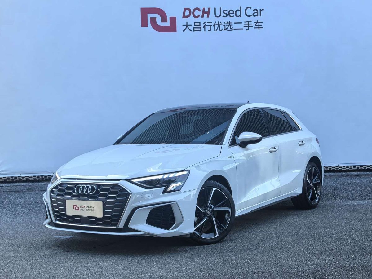 Audi A3, 2023 г., белый, 62 800 км