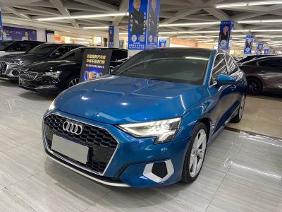 Audi A3, 2021 г., синий, 5 000 км