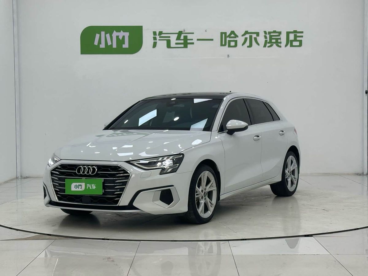 Audi A3, 2022 г., белый, 19 400 км