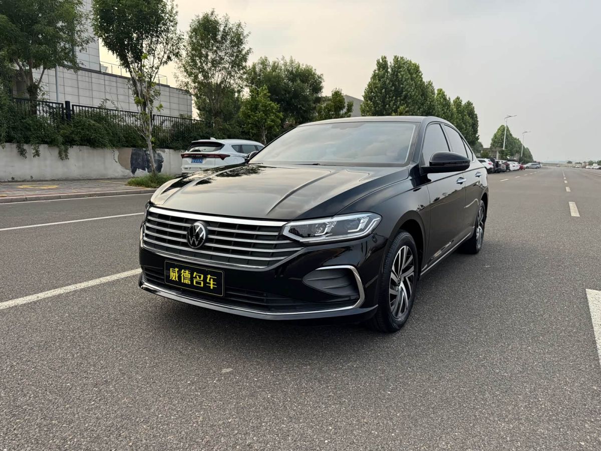 Volkswagen Lavida, 2022 г., чёрный, 6 400 км Volkswagen Lavida 2023 1.5L автомат пять миллионов версия