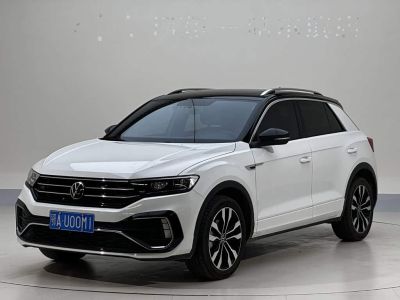 Volkswagen T-Roc, 2022 г., белый, 49 000 км Volkswagen T-Roc 2021 280TSI DSG одна ведущая ось R-Line Pro Чжилянь версия