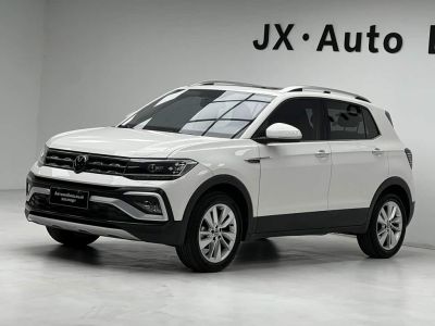 Volkswagen T-Cross, 2021 г., красный / фиолетовый, 37 000 км Volkswagen T-Cross 2022 280TSI DSG Комфорт