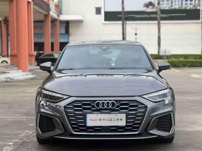 Audi A3, 2021 г., серебристый / серый, 36 000 км
